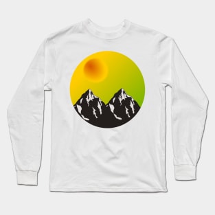 twin mountains Long Sleeve T-Shirt